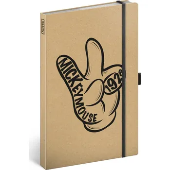 Blok Notes -Mickey Craft linkovaný, 13 × 21 cm