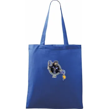 Nákupní taška Znamení komiks štír - Taška bavlněná - 42 x 38 cm ( Královská modrá )