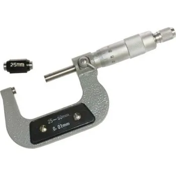 KINEX 7004 mikrometr třmenový 25-50 mm/0,01mm, ČSN 25 1420, DIN 863