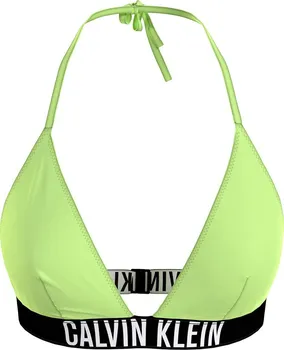 Dámské plavky Calvin Klein KW0KW02506 plavková podprsenka neonově žlutá