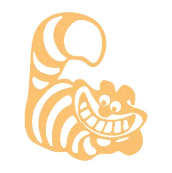 Samolepící dekorace Kočka 043 pravá s úsměvem (08 - béžová) SAMOLEPKA NA AUTO, NÁLEPKA, FÓLIE, POLEP, TUNING, VLASTNÍ TEXT, TISK, AUTOSAMOLEPKY.cz, POLEPY, OBRÁZEK, LOGO, 3D STICKERS