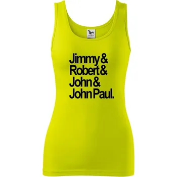 Jimmy Robert John John Paul - Dámské tílko - XS ( Limetková )
