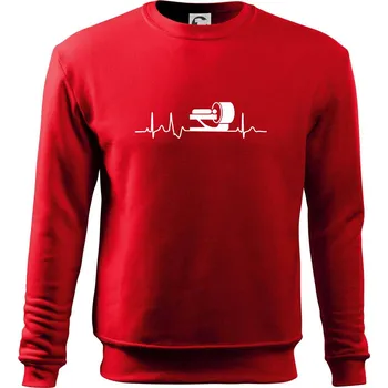 EKG radiologie - Mikina Essential dětská - 146 cm/10 let ( Červená )