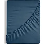 Bavlněné napínací prostěradlo - námořnické modré 180 x 200 cm