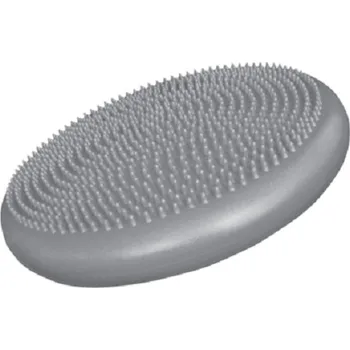 Balanční a masážní disk Qmed, 35 cm + pumpička Stříbrná