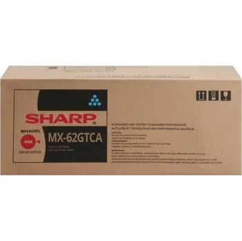 Originální toner Sharp MX-62GTCA, azurový