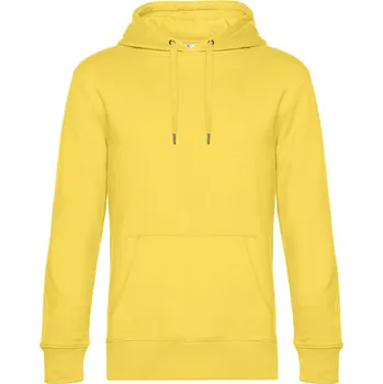 Pánská mikina B&C Pánská mikina s kapucí King Hooded Barva: Žlutá, Velikost: XS