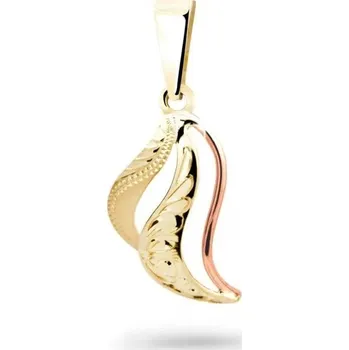 Přívěsek ŠPERKY-NM, Zlatý klasický přívěsek s červeným zlatem 864