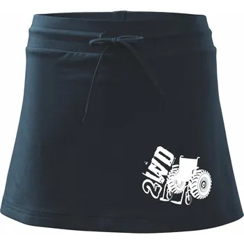 Dámská sukně Vozíčkář 2WD - Sportovní sukně - two in one - S ( Námořní modrá (velmi tmavá - téměř černá) )