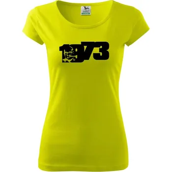 Husákovo dítě - 1973 - Dámské triko Pure - L ( Limetková )