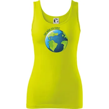 Máme fakt jen jednu - Země - Dámské tílko - XS ( Limetková )