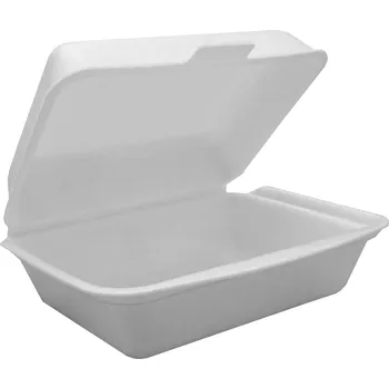 Party nádobí Lunchbox menší, 192x150mm, XPS, bílý, 100 ks