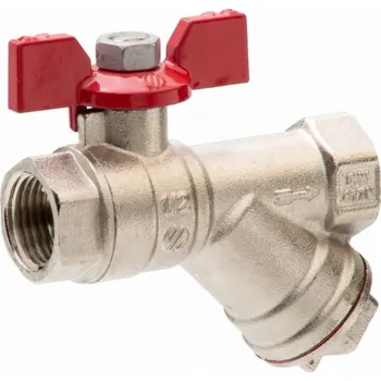 Ventil Kulový ventil Arco s 1/2 šikmým filtrem a motýlkem PN30 SENA