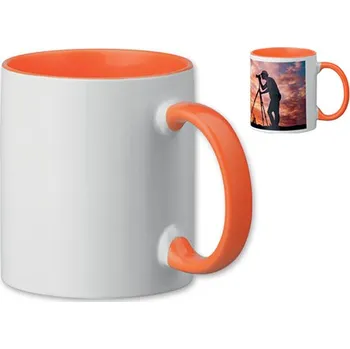 ON-DESIGN Hrnek barevný s vlastním POTISKEM Barva: oranžová