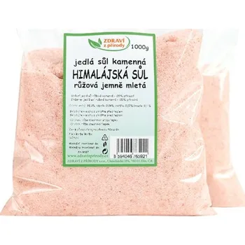Kuchyňská sůl IPJ NATUR s.r.o. Sůl himalájská růžová jemná 1kg IPJ NATUR 962