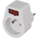 EMOS P0027 Zásuvka bílá s vypínačem 250 V / 16 A