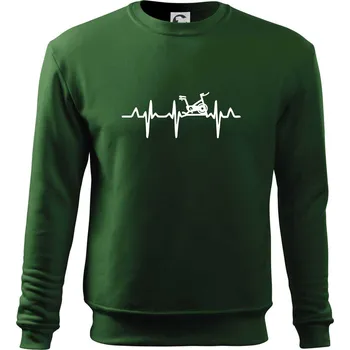 EKG rotoped - Mikina Essential dětská - 158 cm/12 let ( Lahvově zelená )