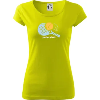 Dámské tričko Padel club - Dámské triko Pure - M ( Limetková )