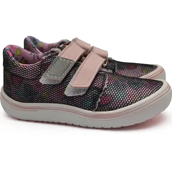 Chlapecké polobotky JONAP B7 srdíčka textilní barefoot Velikost: 28