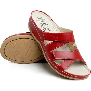 Dámská zdravotní obuv Batz Eni red dámské zdravotní pantofle 36