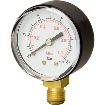 pumpička TS Manometr MS 50 mm 1/4" 0-1 bar