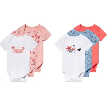 Kojenecký body lupilu® Dívčí body, 3 kusy