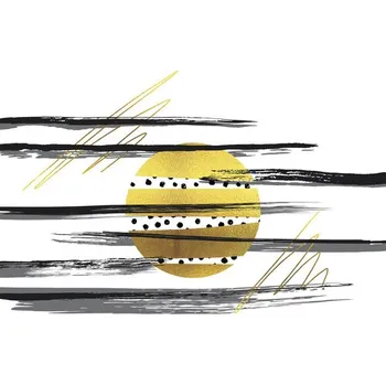 Plakát Plakát, Obraz - Deco Lines No. 3 – Full Moon, Melanie Viola