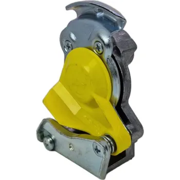 Příslušenství ke kompresoru TS Spojka vzduchová M16x1,5 brzdový okruh (žlutá) pro přívěsy, bez ventilu