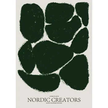 Plakát Plakát, Obraz - Things fall apart - Green, Nordic Creators