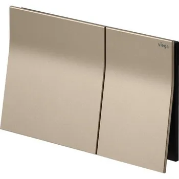 Splachovací tlačítko Viega Prevista ovládací deska Hliník / měď / zlato Visign for More 200 model 86201
