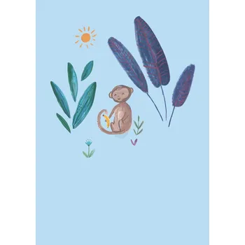 Plakát Plakát, Obraz - Jungle monkey, Laura Irwin