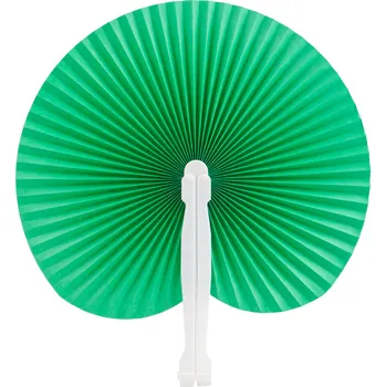 Karnevalový doplněk Plastový vějíř STILO - zelený