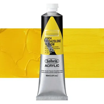 Vodová barva Akrylová barva Holbein Heavy Body - Imidazolone Yellow Balení: 60 ml