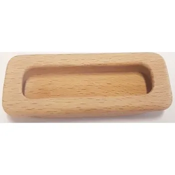 Nábytkové kování TS Úchytka dřevěná mušle malá buk