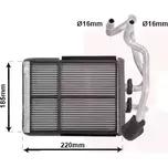 VAN WEZEL Výměník tepla vnitřního vytápění *** IR PLUS *** VAW 59016701 + DOPRAVA ZDARMA!