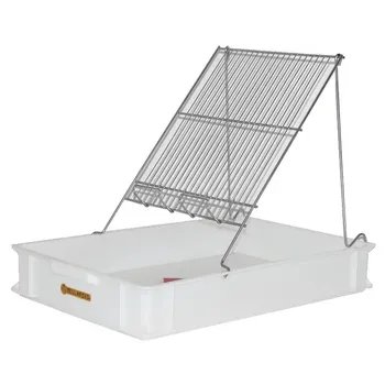 Mellarius Talíř na odvíčkování plast/nerez 60 x 40 x 10 cm