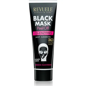 Kosmetika Revuele Black Mask Peel Off Co-Enzymes slupovací maska proti černým tečkám 80 ml