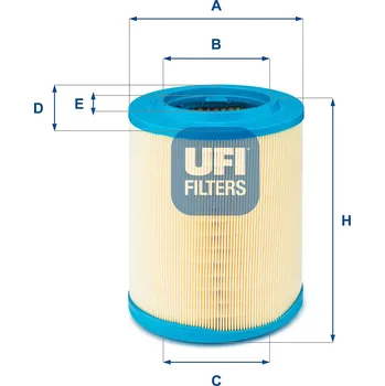 Auto-moto Vzduchový filtr UFI 27.606.00