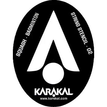 badmintonová logo šablona KARAKAL