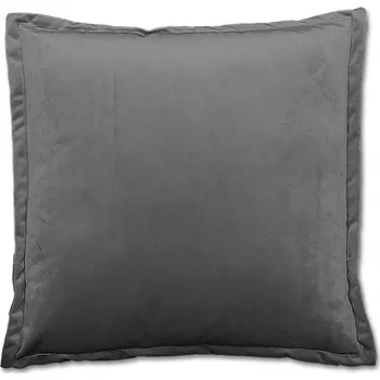 Polštář Hladký polštář Kylie tmavě šedý šedá 45x45