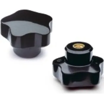 Nábytkové kování ELESA+GANTER Kolečko hvězdicové VC.192/30-SST-M6 závitový otvor, nerez