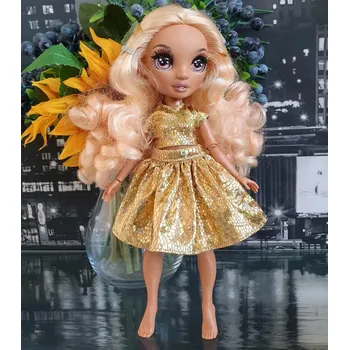 Panenka LOVEDOLLS Rainbow High Zlatý diamantový set