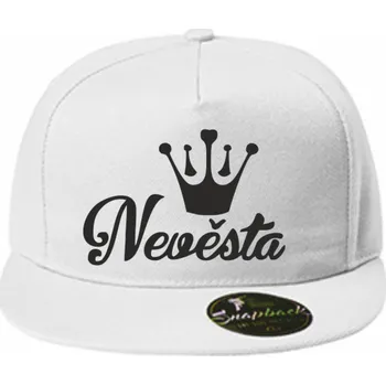 Čepice ON-DESIGN Čepice RAP s potiskem NEVĚSTA Barva: bílá