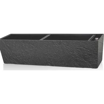 Květináč Flower Lover Truhlík s vložkou Supreme stone 75cm, antracit