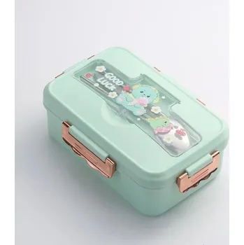 Svačinový box Svačinový box pro děti | krabička na oběd | jídlonosič - Zelená