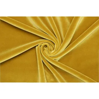 Samet bavlněný - Okrově žlutá 2. Jakost
