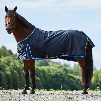 Deka pro koně Horze Nepromokavá deka pro koně Glasgow 100g Barva: Tmavě modrá, Velikost: 135