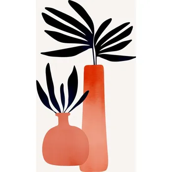 Plakát Plakát, Obraz - Fairytale Plants 4, Kubistika