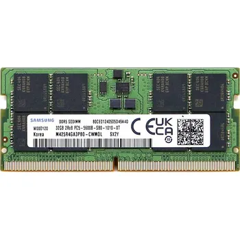 Operační paměť Samsung 32GB DDR5-5600 SO-DIMM