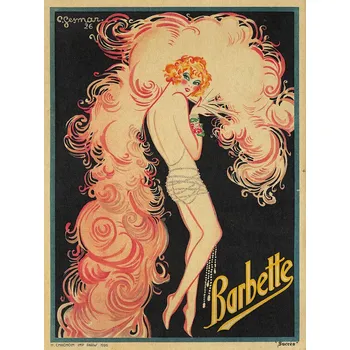 Plakát Plakát, Obraz - Barbette Advert (Vintage Lady)